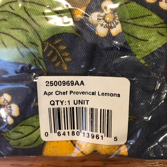 Classic Apron- Lemon Print - Picture 9 of 12